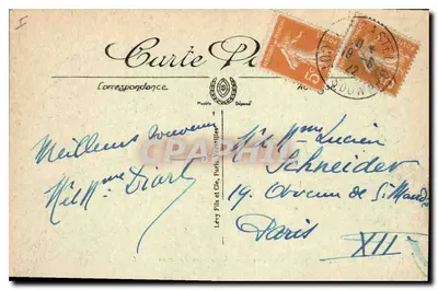 PLOUMANACH — Zabudowane młyn w dolinie Troïéros — LL — Rewers