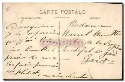Avignon — Hotel de Ville — Wielka Sala im. Festiwalu — wydawca M. F. Beau — Rewers