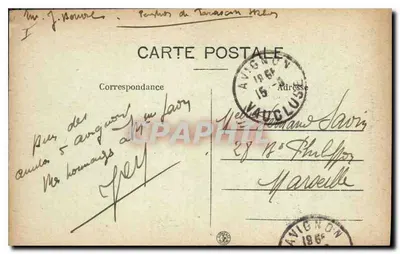 Avignon — Zamek — S.F. Rep. Interd. — Rewers