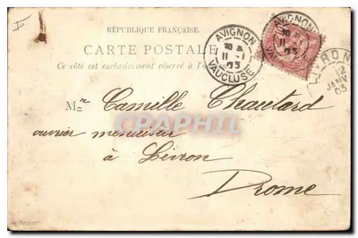 Avignon — Ponte Saint-Bénézet — Maison Universelle, Novas Galerias — Verso
