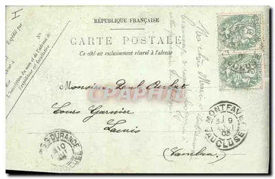 Avignon — Fontanny Pałacu — H. Bert, 'Aux Voyageurs' — LL — Rewers