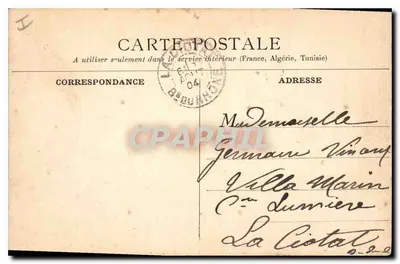 Avignon — Pałac Papieski — Główne wejście (strona zachodnia) — wydawca nie widoczny — Rewers