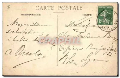 Avignon — Pałac Papieski i N.-D. des Doms — Bell, Lyon, Avignon — Rewers