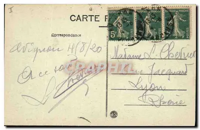 Avignon — Most św. Bénézeta (Widok Panoramiczny wykonany z Rocber) — Wyd. Prévot, wydawca Avignon — Rewers