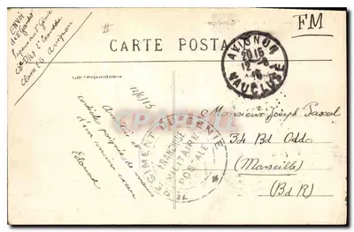Avignon — Most św. Benezeta — kolekcja B. B. Reprod. intera — Rewers