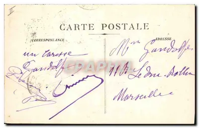 Avignon — Ogólny widok Pałacu Papieskiego — wydawca R.P.A. n°2 — Rewers