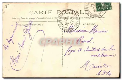 Avignon — ogólne widok mostu St-Bénézet i Pałacu Papieskiego — n° 1153 — Rewers