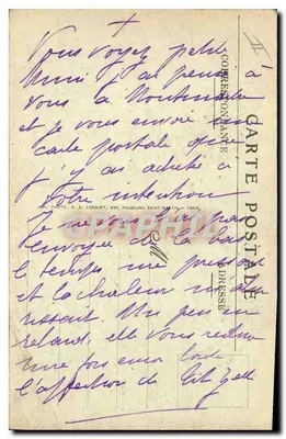 Basílica do Sagrado Coração de Montmartre — Capela da Beata Margarida-Marie — V.N. N° 39 — Verso