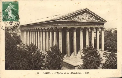 PARIS - L'Église de la Madeleine - ND