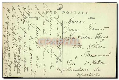 PARYŻ — Plac Châtelet — Teatr Sarah Bernhardt i Wieża Świętego Jakuba — A. P. — Rewers