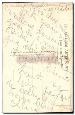 Paryż — Wieża Świętego Jakuba — A.L. — Rewers