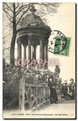PARIS - Park Buttes-Chaumont - Belweder — J.H. wydawca, nr 683