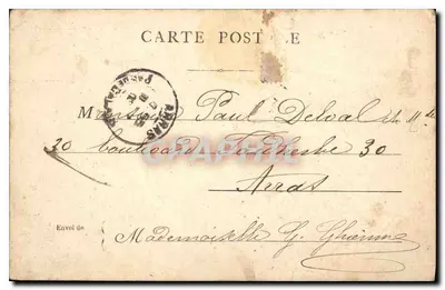Paris — A Bolsa — editor N. A. Bernaïne — Verso