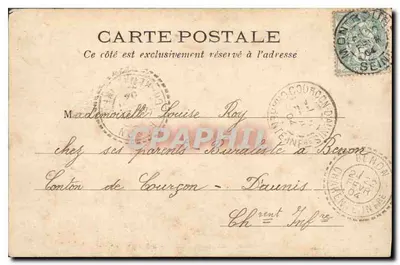 París — La Iglesia de San Felipe du Roule — L. J. & Cie, ed. Angevillers-París — Reverso