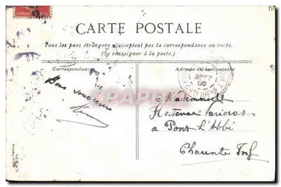 Paris - O Ponte de Tijolos nas Buttes-Chaumont — editor Paris g-g-06 — Verso