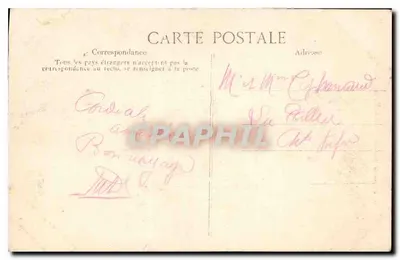 Paris — Notre-Dame e Quai St-Michel — editor desconhecido, n° de série 4124 — Verso