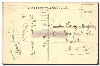 Paryż — Izba Deputowanych — The Chamber of Deputies — wydawca J. T. (n°41) — Rewers