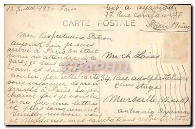 PARYŻ - Mały Pałac — n° 1073 — Rewers
