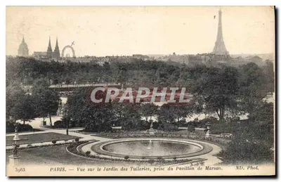 Paryż — Widok na ogród Tuileries z Pałacu Marsan — ND. Fot.