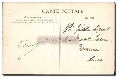 Paryż — Hôtel-de-Ville — Wydawca ELP, nr 2025 — Rewers