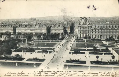 Tuileries — Panorama Paryża — Marie Jules