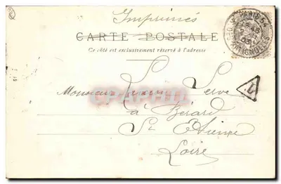 Place du Châtelet — Teatr Sarah-Bernhardt — wydawca drukarz nieznany, nr 15 — Rewers
