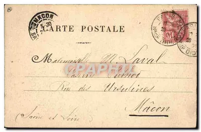 Teatr Sarah Bernhardt — Paryż — wydawca Vincennes Louvres — Rewers