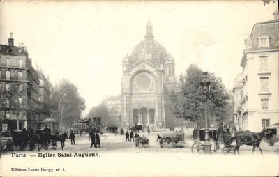 Paris — Église Saint-Augustin — Édition Louis Burgy, n° 3