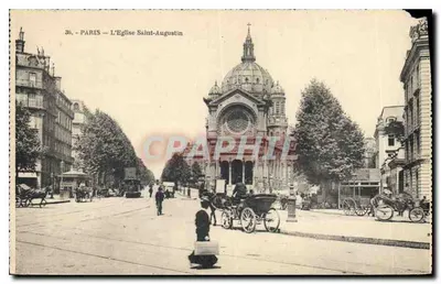 Paris — L'Église Saint-Augustin — Héliotypie A. Dugas et Cie - Nantes, n°30
