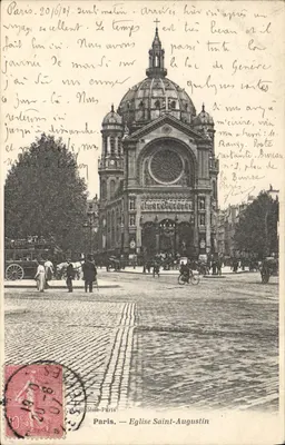 Paris — Église Saint-Augustin — Éditeur : Angoulême-Paris, n°2