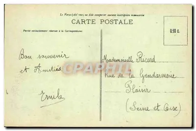 Paris (VIIIth Arr.) - Place de l'Étoile - The Arc de Triomphe — Back