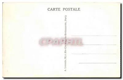 Paryż — Arc de Triomphe — wydawca A. Leconte, 38, r. Ste-Croix-de-la-Bretonnerie, Paryż — Rewers