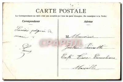 Paris. O Arco do Triunfo da Estrela — Edição E.1 — Verso