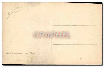 Chimay — Estátua de Jehan Froissart — Édit. E. Douniau, Chimay — Verso
