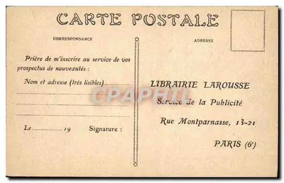 Peneplaine escandinava; relevo mais antigo da Europa — Extrato do Novo Atlas Larousse — Livraria Larousse — Verso