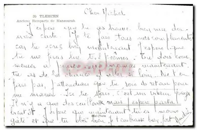 Velhos Muros de Mansourah — Tlemcen — editor Cai — Verso