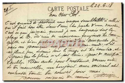 MALO-les-BAINS — Efeito de Ondas — G.A.R. n°158 — Verso