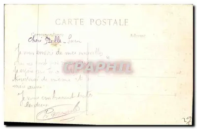 Arras — drzwi Pałacu Miejskiego — Wojna 1914-15 — L. C. H. Paryż, nr 282 — Rewers