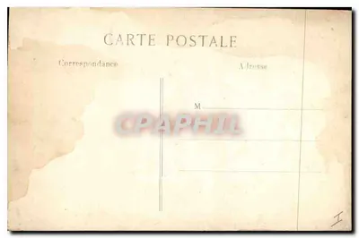 Arras - Ein Stück der Place de la Vacquerie nach dem Brand — L. C. H. Paris, n° 281 — Rückseite