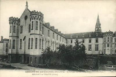 Abadia de La Grande-Trappe — vista do Noroeste — Soligny-la-Trappe (Orne)