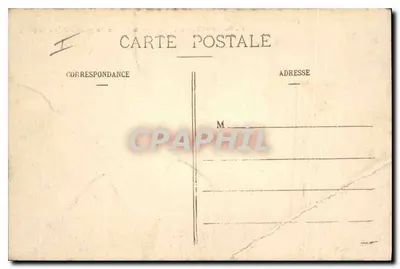 Calais — Statek rybacki w portu — Stévenard, wyd. Boulogne-sur-Mer, nr 3033 — Rewers