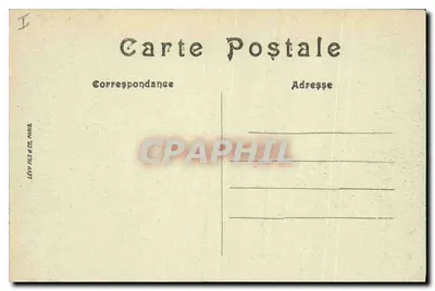 Fontainebleau — O Castelo e o Lago das Carpas — N. G. — N° 407 — Verso