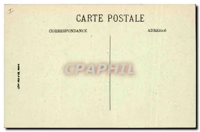 Palácio de Fontainebleau — Cour d'Henri IV (Escola de Aplicação) — N. G. — Verso