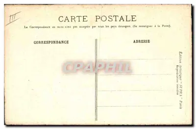 Castillo de Fontainebleau — Ile-de-France — Edición Artística 'STRPPA' París — Reverso