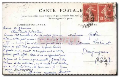 Palácio de Fontainebleau — Serviços de ônibus P.L.M. na floresta — Agenda P.L.M. 1922 — Verso
