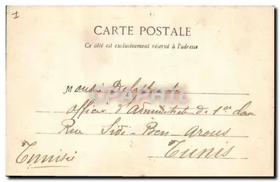 Palazzo di Fontainebleau — Vista presa dalle Cascades — Tilsaunt, editore, n° 51 — Verso