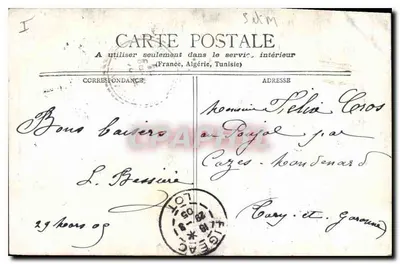 Fontainebleau — Lit do Imperador — Editor N° 107 — Verso