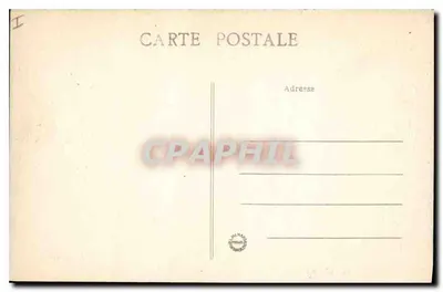 Palacio de Fontainebleau — La Puerta de Honor y el Patio de los Adioses — Colección Artística L. M. — Reverso