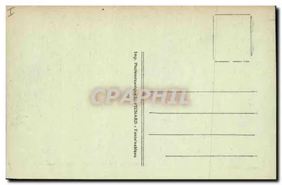 Palácio de Fontainebleau — Sala de Saint-Louis — Coleção Artística L. M. — Verso