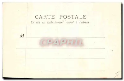 Tor der Dauphine — Fontainebleau — unbekannter Verleger — Rückseite